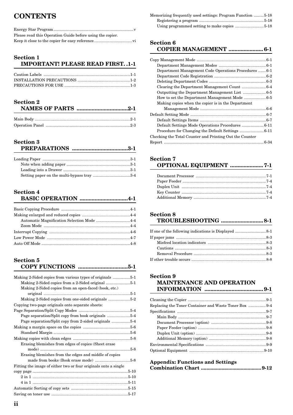 TA Triumph-Adler DC 2016 User Manual | Page 4 / 123