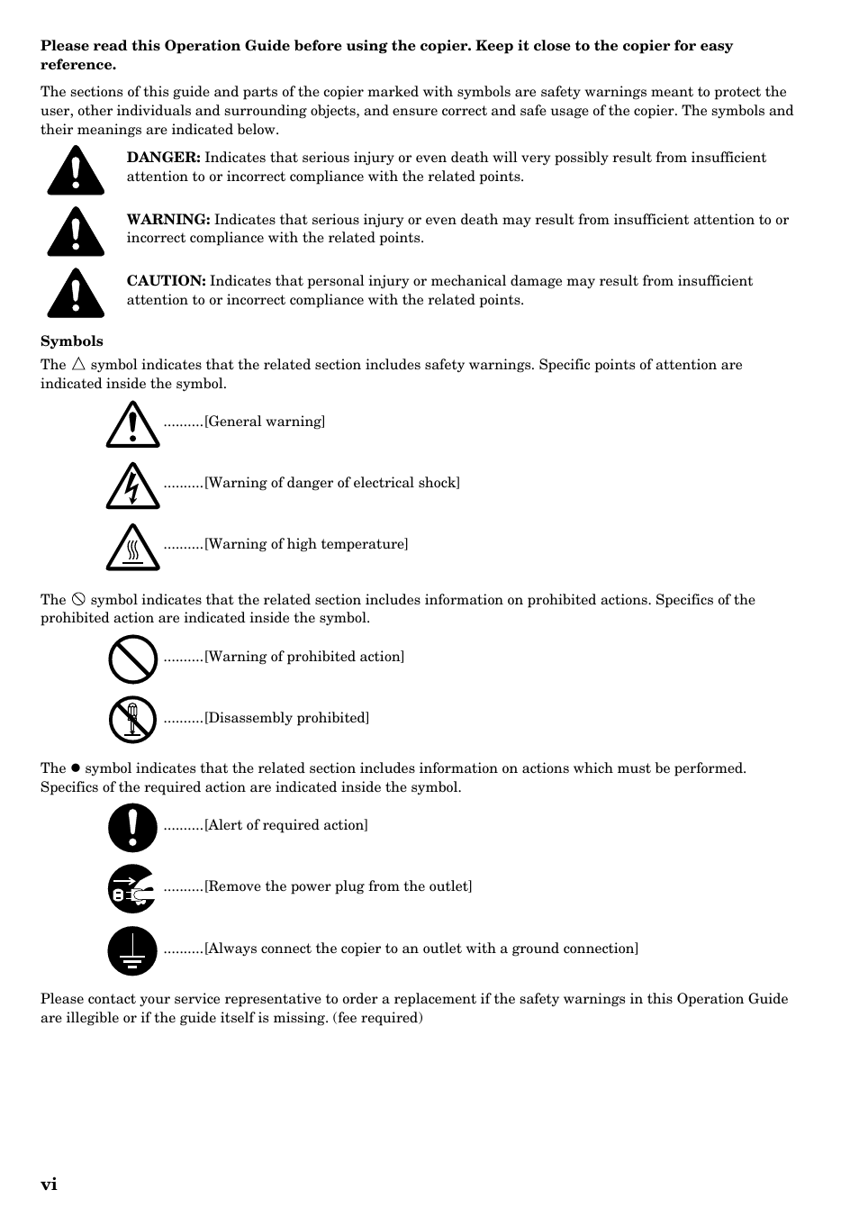 TA Triumph-Adler DC 2016 User Manual | Page 8 / 123