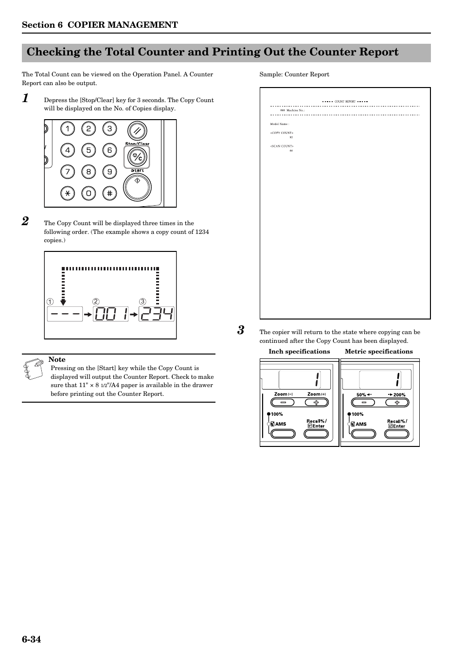 Tal count. refer to p.6-34 | TA Triumph-Adler DC 2016 User Manual | Page 90 / 123