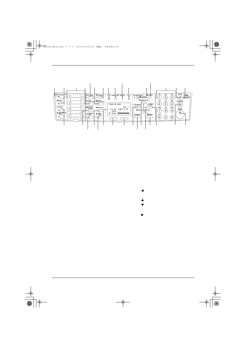Operation panel | TA Triumph-Adler DC 2018 User Manual | Page 26 / 86