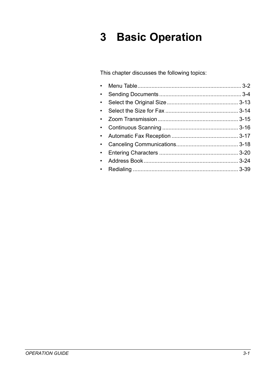 3 basic operation, Basic operation | TA Triumph-Adler DC 2018 User Manual | Page 29 / 234