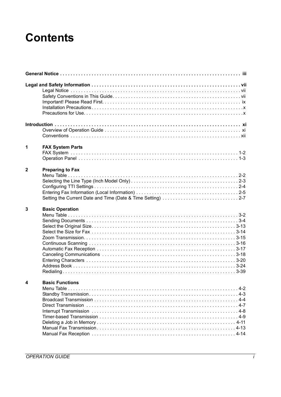 TA Triumph-Adler DC 2018 User Manual | Page 3 / 234
