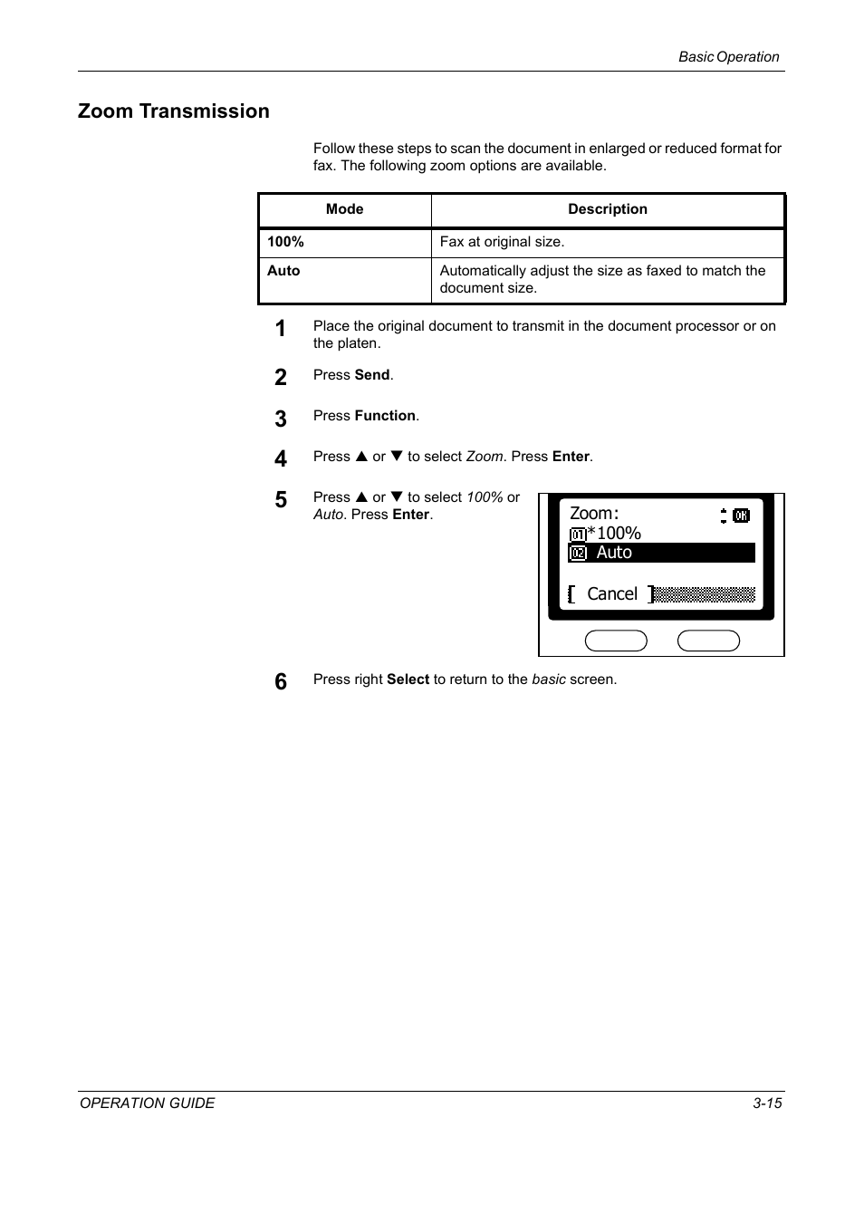 Zoom transmission, Zoom transmission -15 | TA Triumph-Adler DC 2018 User Manual | Page 43 / 234