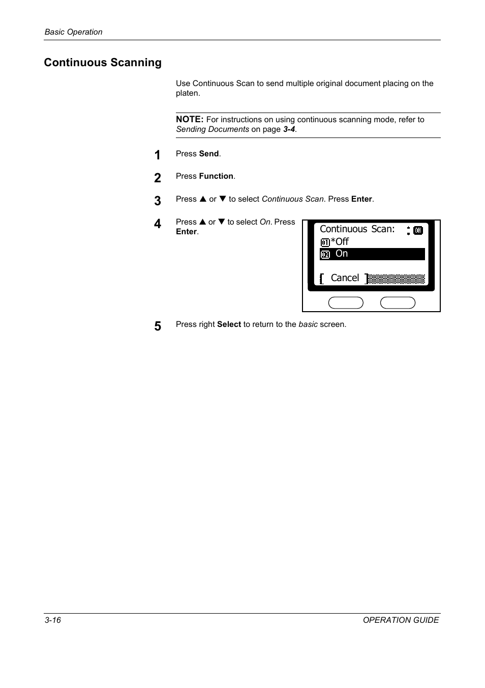 Continuous scanning, Continuous scanning -16 | TA Triumph-Adler DC 2018 User Manual | Page 44 / 234