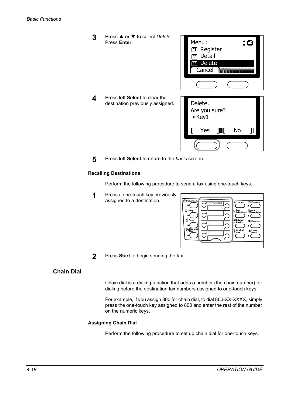Chain dial | TA Triumph-Adler DC 2018 User Manual | Page 86 / 234
