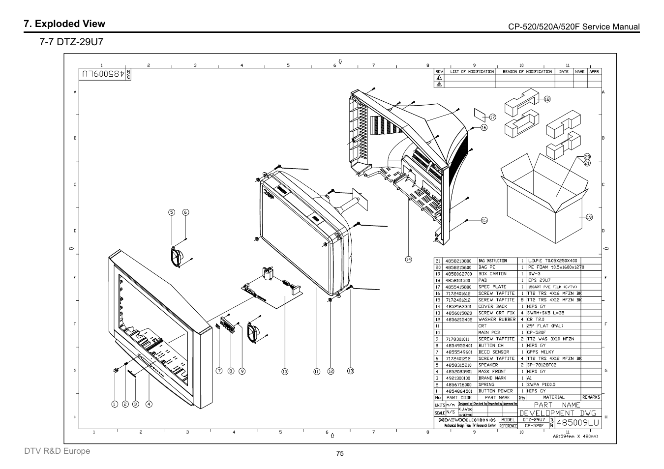 Daewoo DTC-21Y1/21Y2 User Manual | Page 76 / 85