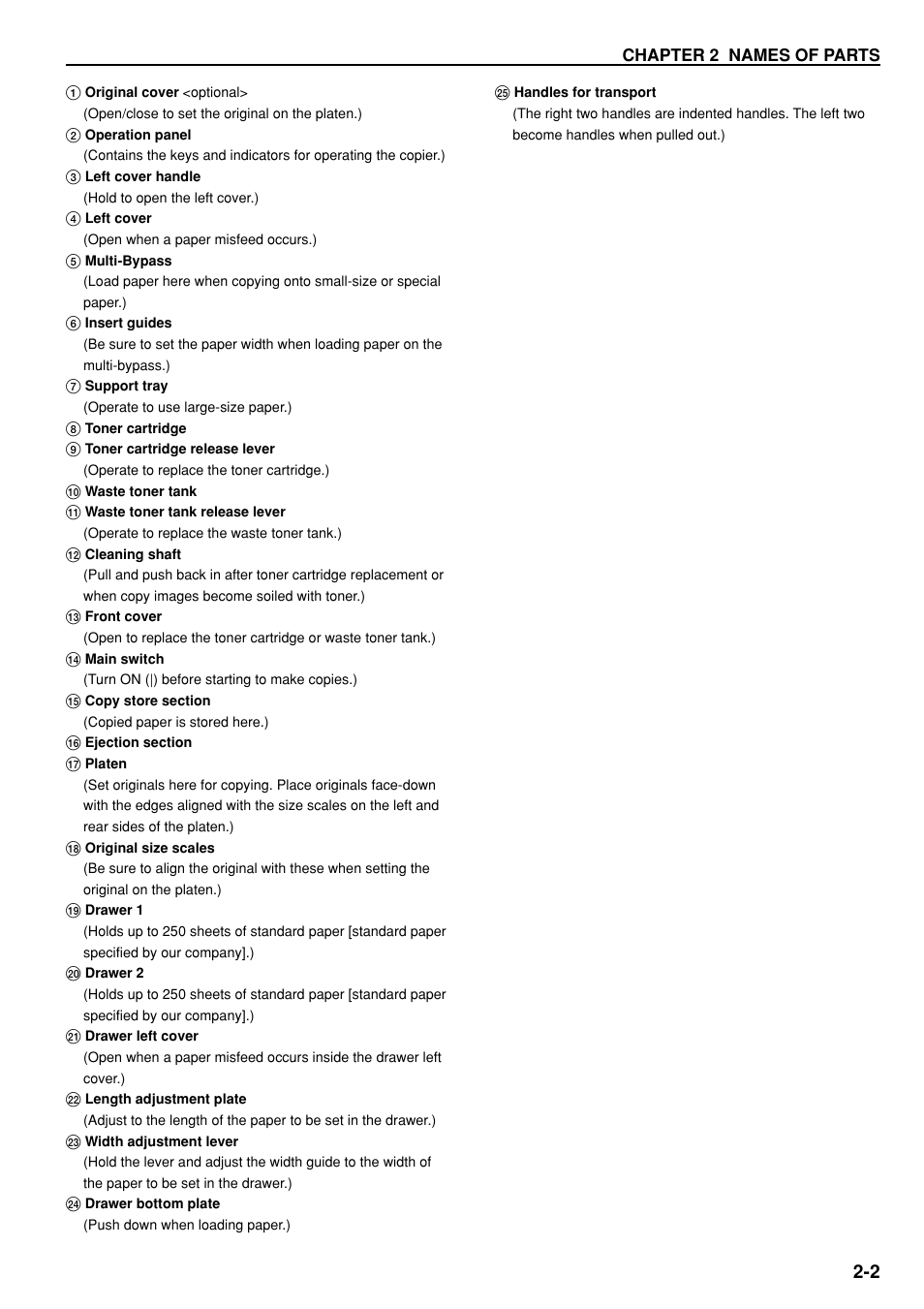 TA Triumph-Adler DC 2020 User Manual | Page 11 / 73