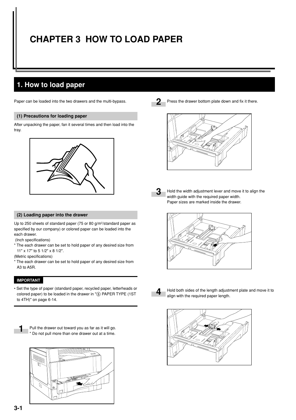 How to load paper | TA Triumph-Adler DC 2020 User Manual | Page 14 / 73