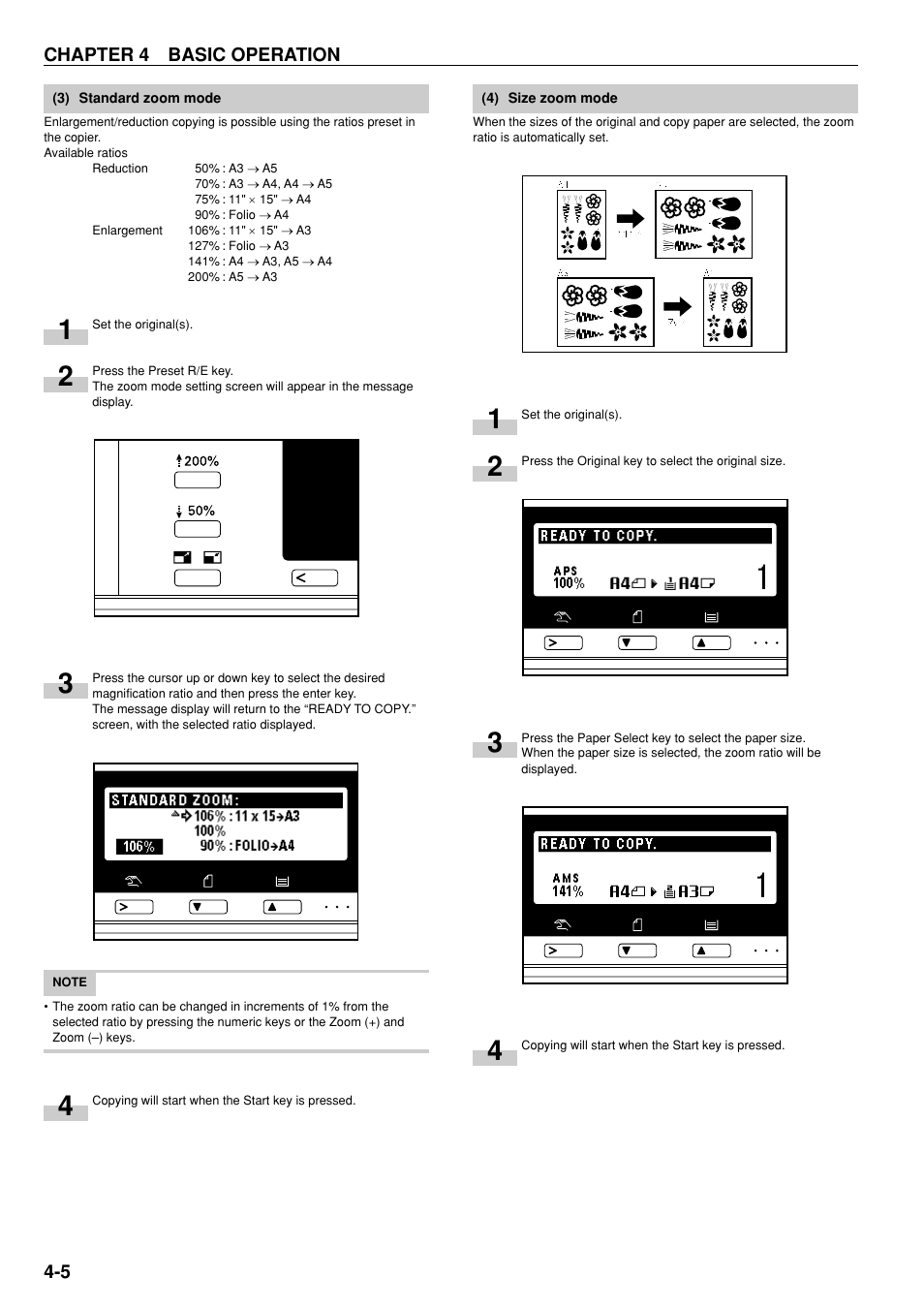 Chapter 4 basic operation | TA Triumph-Adler DC 2020 User Manual | Page 24 / 73