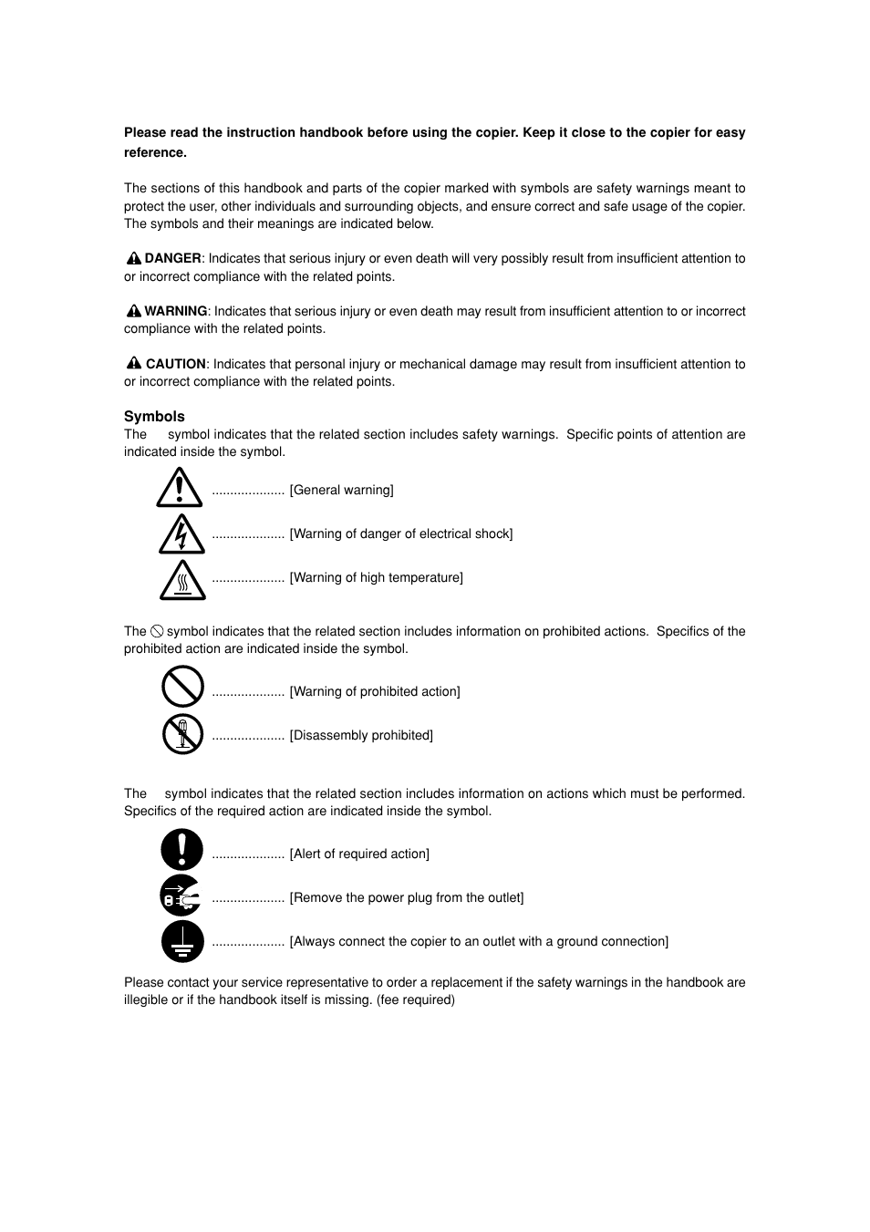 TA Triumph-Adler DC 2020 User Manual | Page 3 / 73