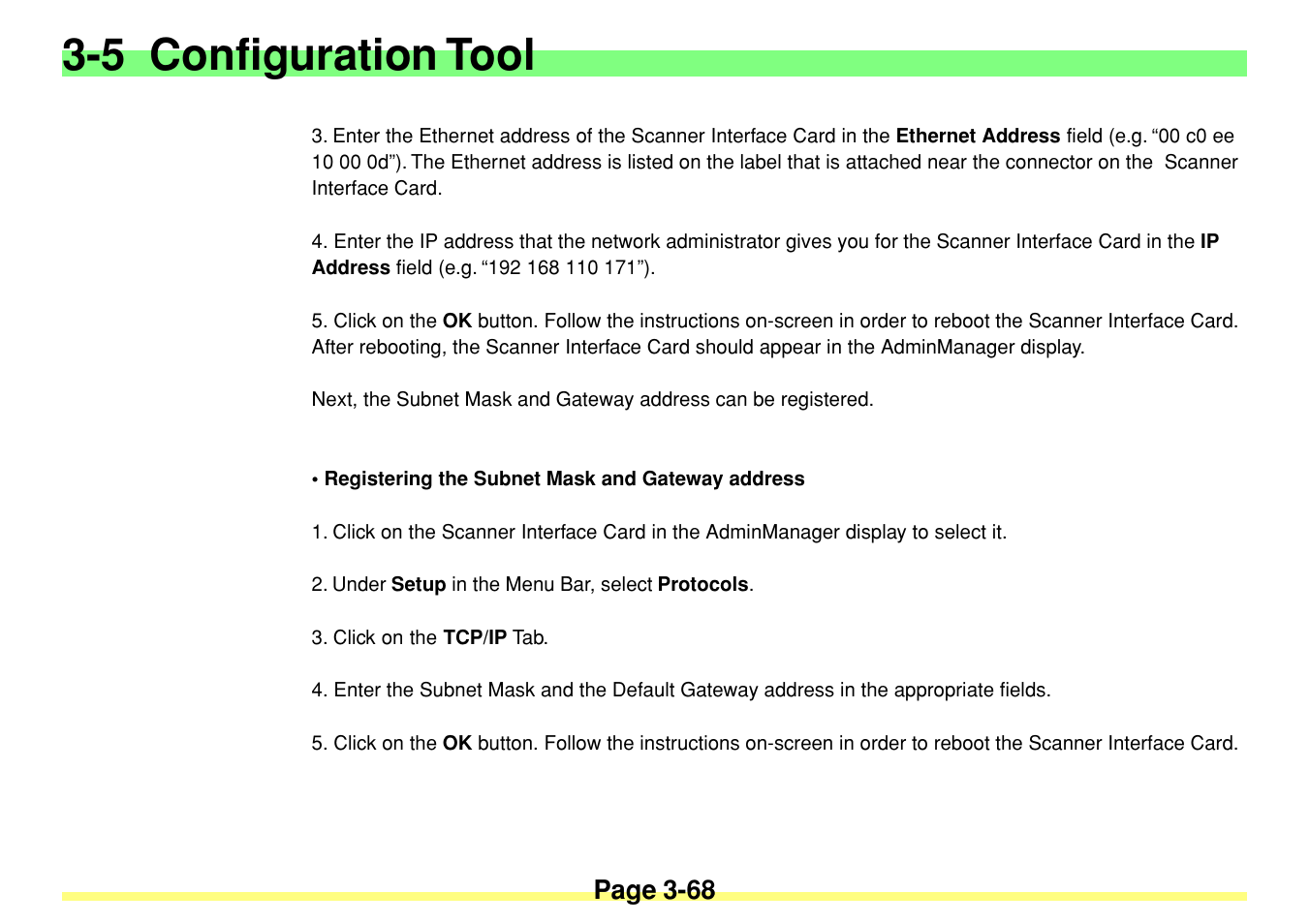 5 configuration tool, Page 3-68 | TA Triumph-Adler DC 2020 User Manual | Page 111 / 113