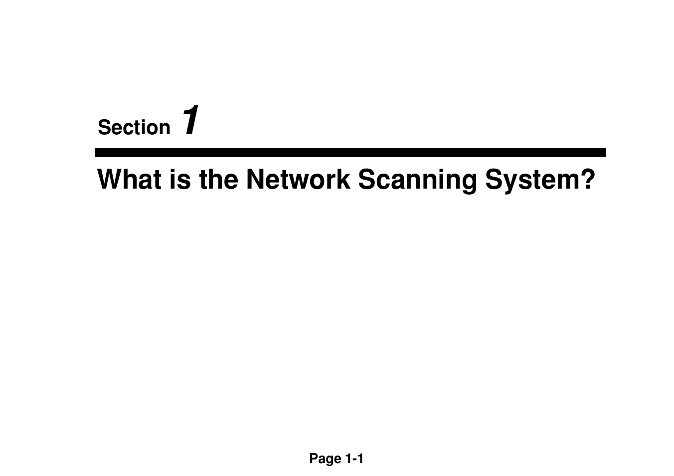 Section 1 what is the network scanning system, Section, 1 what is the network scanning system? -1 | TA Triumph-Adler DC 2020 User Manual | Page 12 / 113