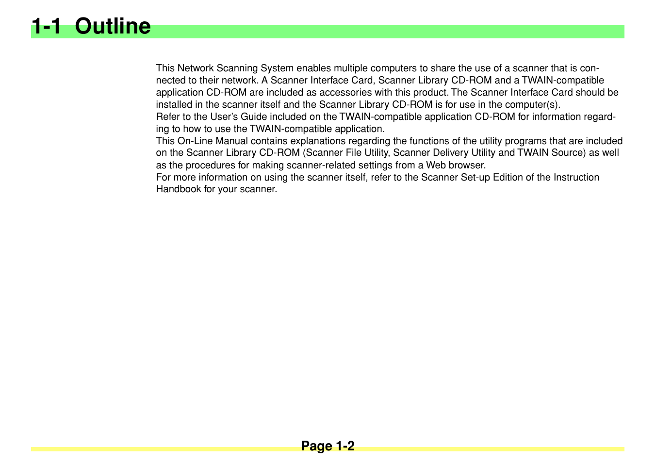 1 outline, 1 outline -2 | TA Triumph-Adler DC 2020 User Manual | Page 13 / 113