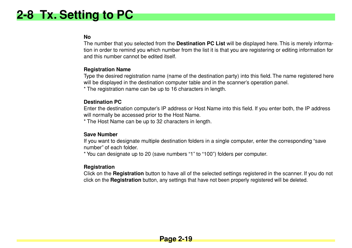 8 tx. setting to pc | TA Triumph-Adler DC 2020 User Manual | Page 37 / 113