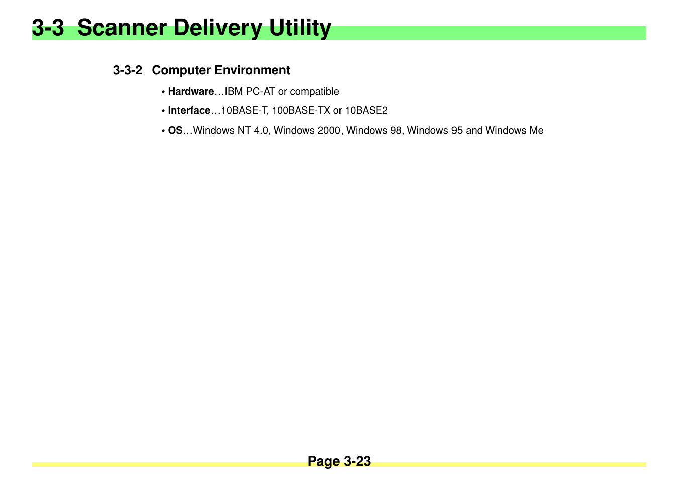 3-2 computer environment, 3-2 computer environment -23, 3 scanner delivery utility | TA Triumph-Adler DC 2020 User Manual | Page 66 / 113