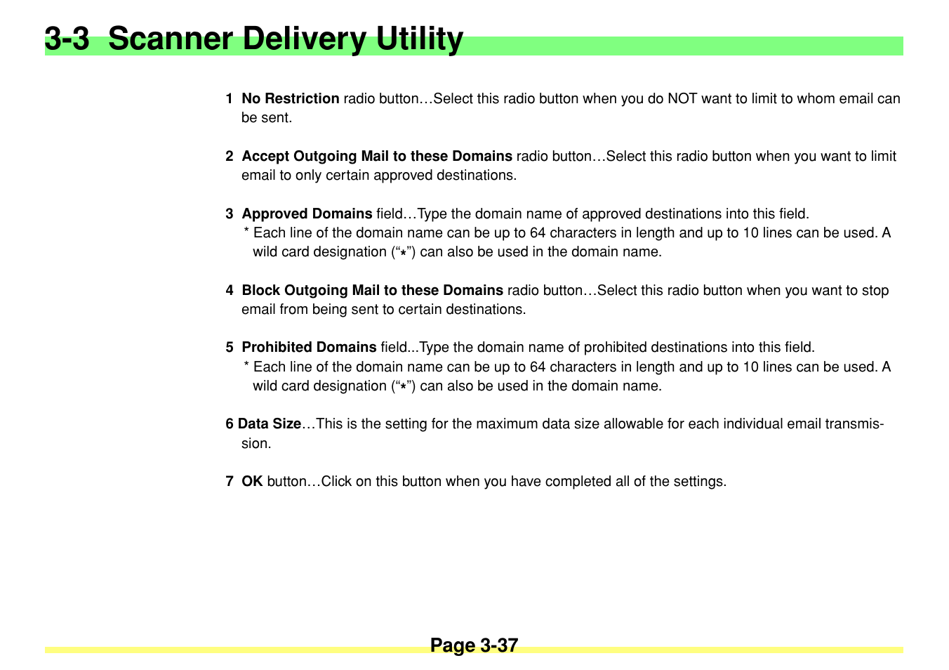 3 scanner delivery utility, Page 3-37 | TA Triumph-Adler DC 2020 User Manual | Page 80 / 113