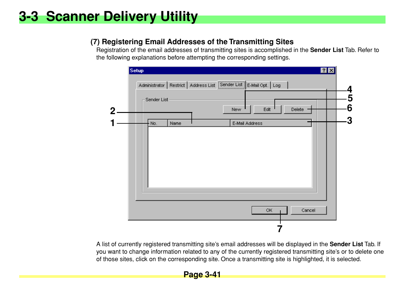 3 scanner delivery utility | TA Triumph-Adler DC 2020 User Manual | Page 84 / 113