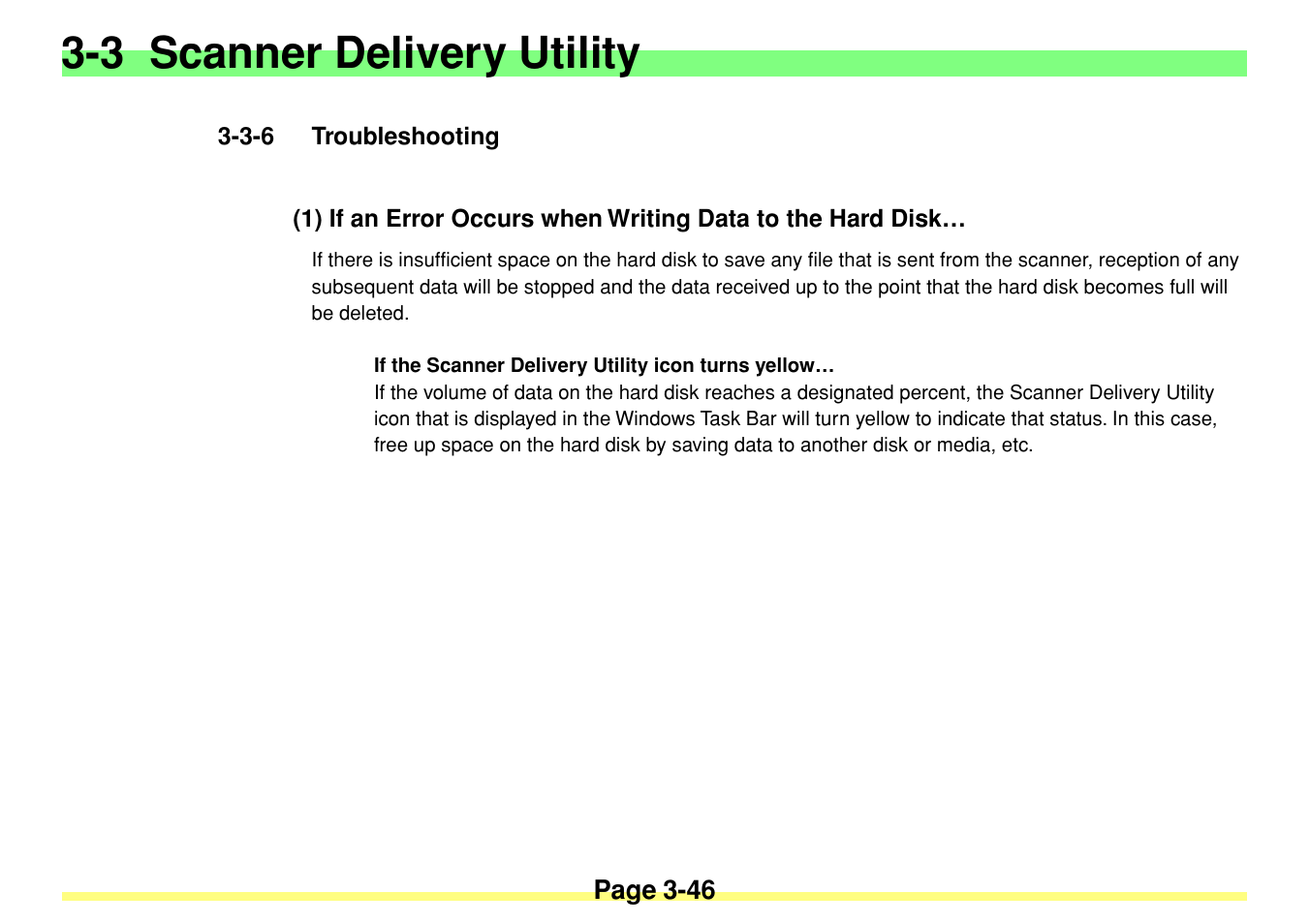 3-6 troubleshooting, 3-6 troubleshooting -46, 3 scanner delivery utility | TA Triumph-Adler DC 2020 User Manual | Page 89 / 113