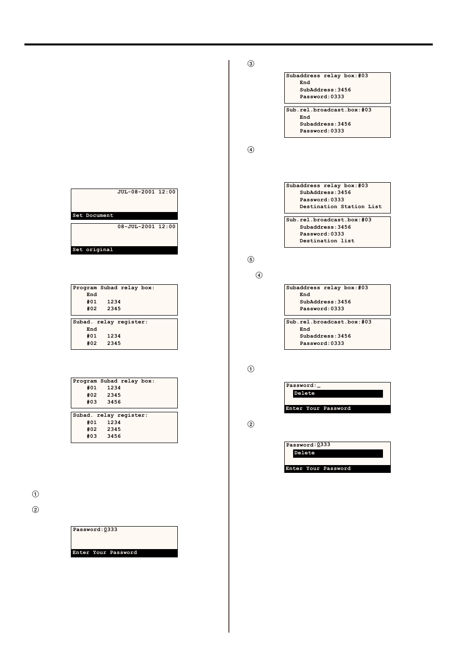 8) modifying and deleting f-code based relay boxes | TA Triumph-Adler DC 2020 User Manual | Page 100 / 177