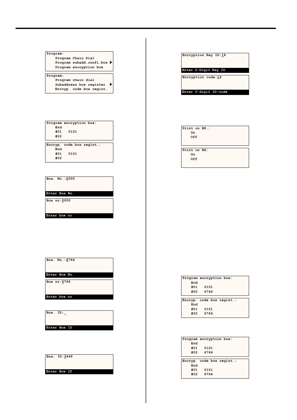 4) modifying and deleting encryption boxes | TA Triumph-Adler DC 2020 User Manual | Page 126 / 177