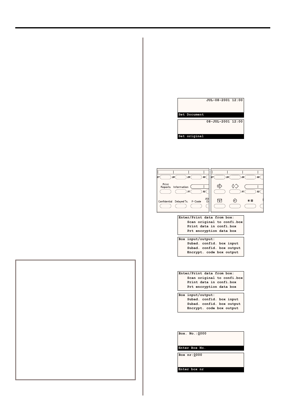 6) required operation (receiving party), 7) printing out documents from an encryption box | TA Triumph-Adler DC 2020 User Manual | Page 128 / 177
