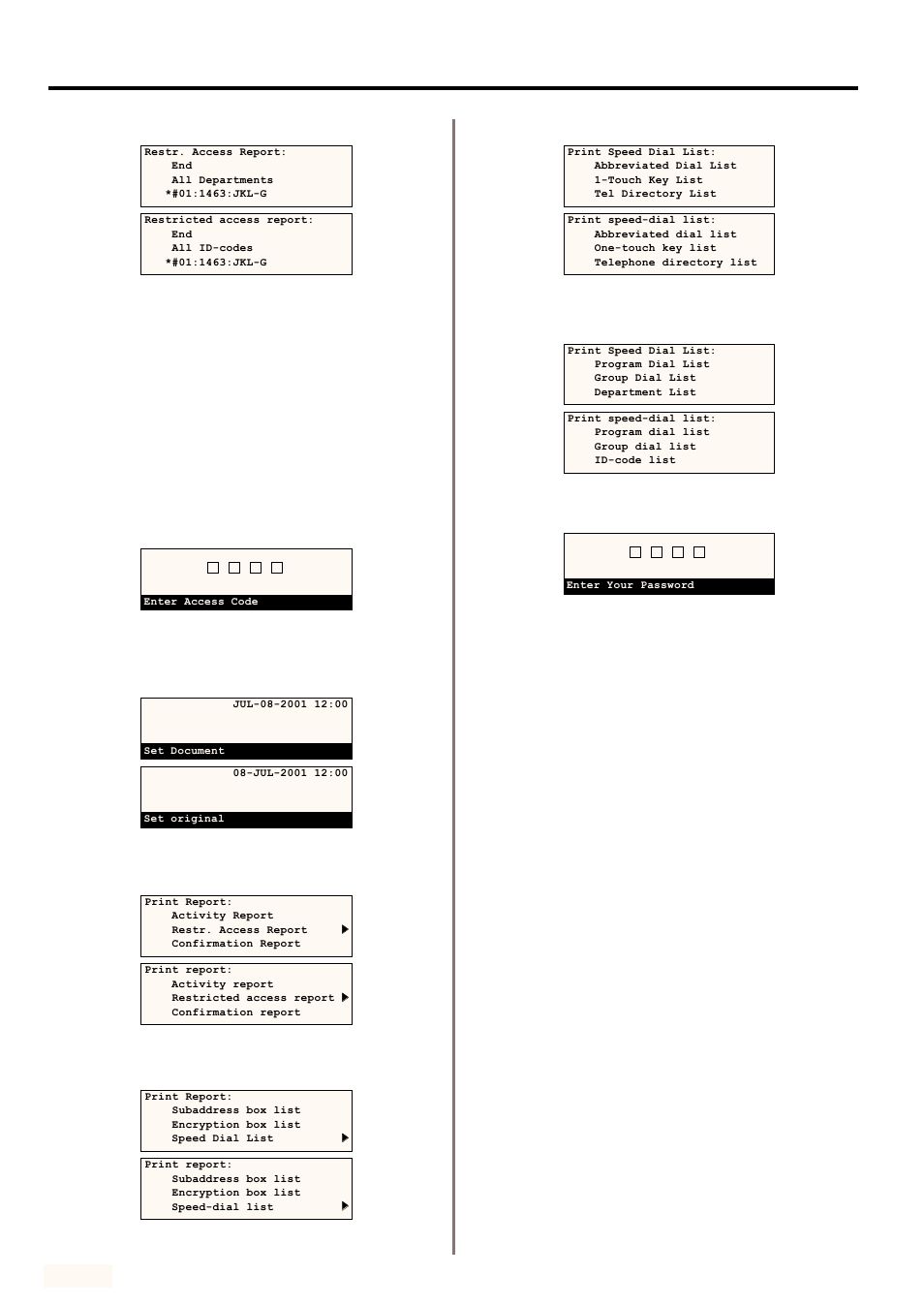 10) printing out a department list | TA Triumph-Adler DC 2020 User Manual | Page 136 / 177