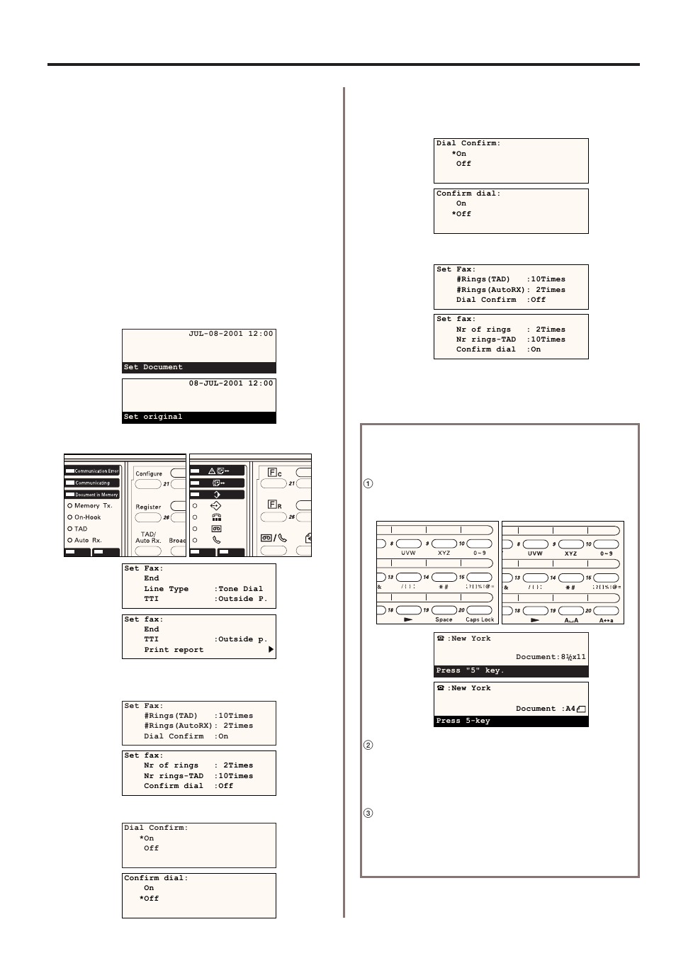 Turning dial confirmation on/off | TA Triumph-Adler DC 2020 User Manual | Page 147 / 177