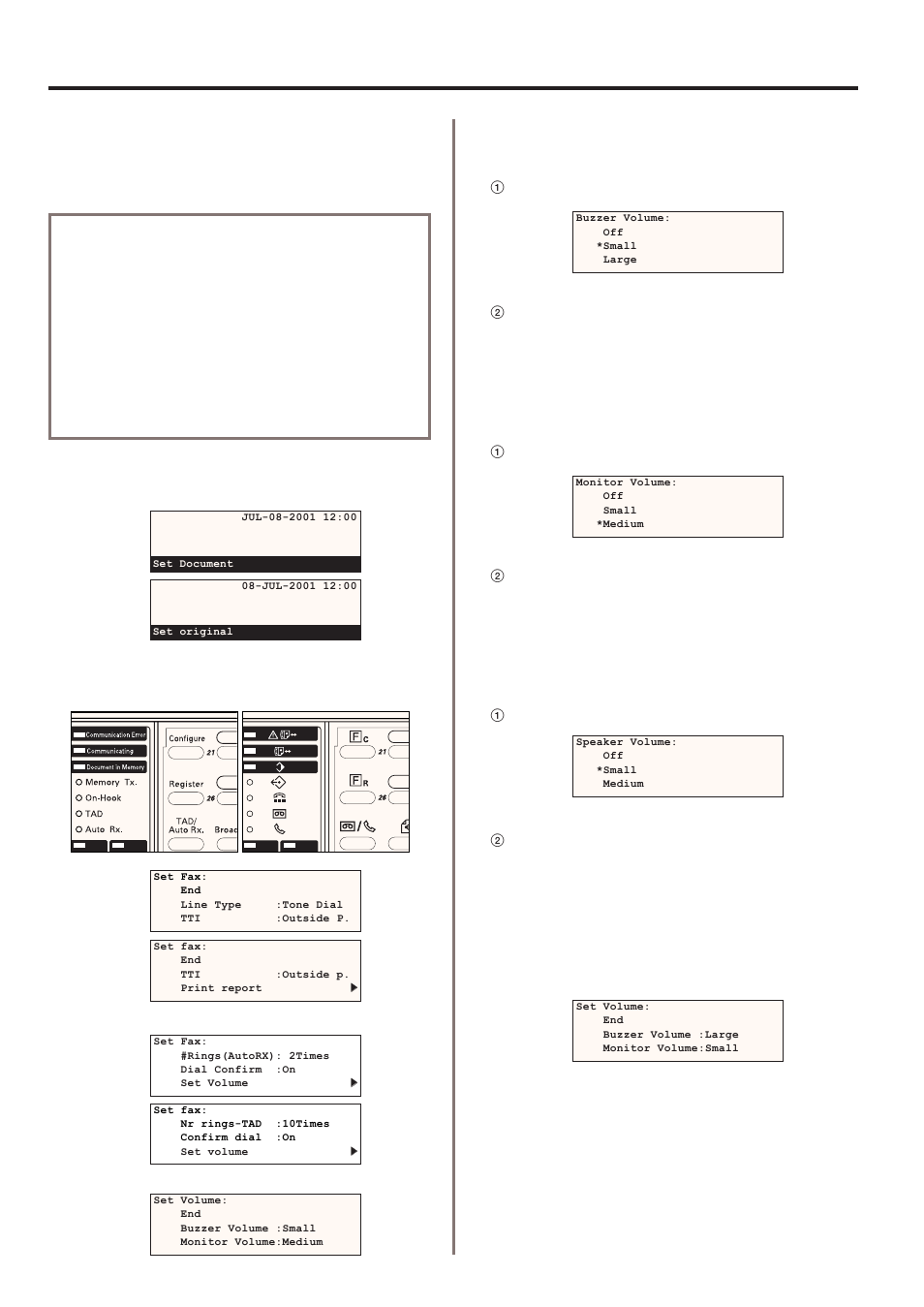 Making volume settings | TA Triumph-Adler DC 2020 User Manual | Page 148 / 177