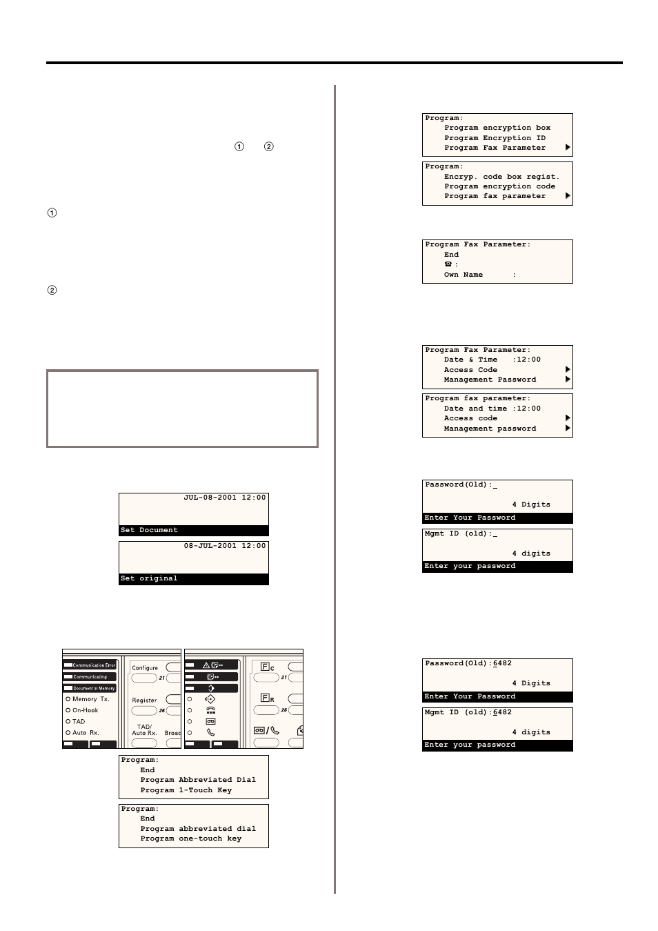 Registering the management password | TA Triumph-Adler DC 2020 User Manual | Page 157 / 177