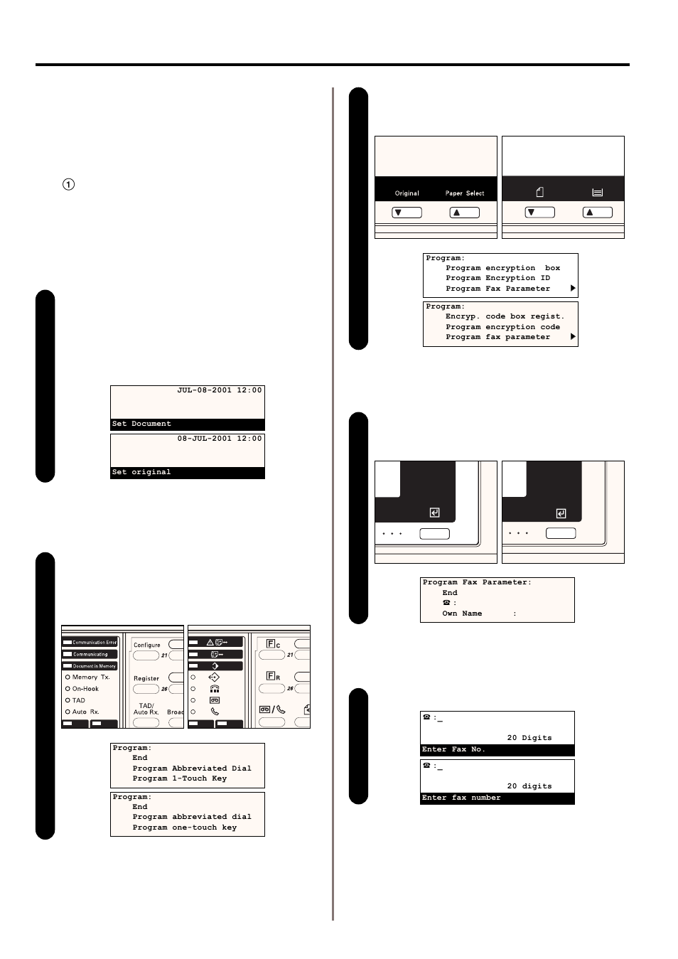 4) registering your self-station information, 1 registering your fax number | TA Triumph-Adler DC 2020 User Manual | Page 18 / 177