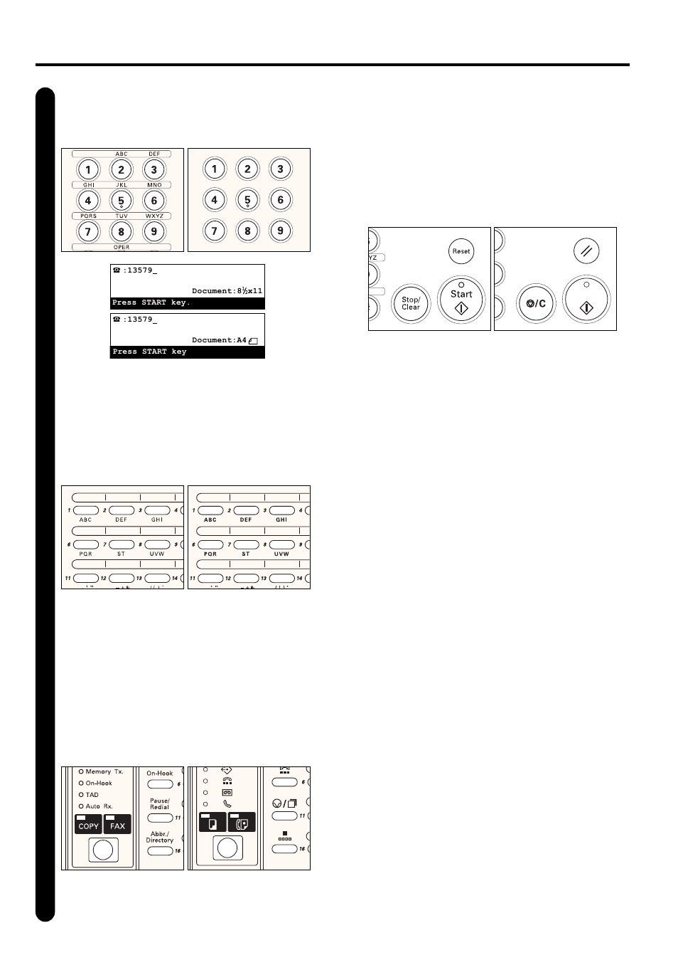 One-touch keys, Abbreviated numbers | TA Triumph-Adler DC 2020 User Manual | Page 32 / 177