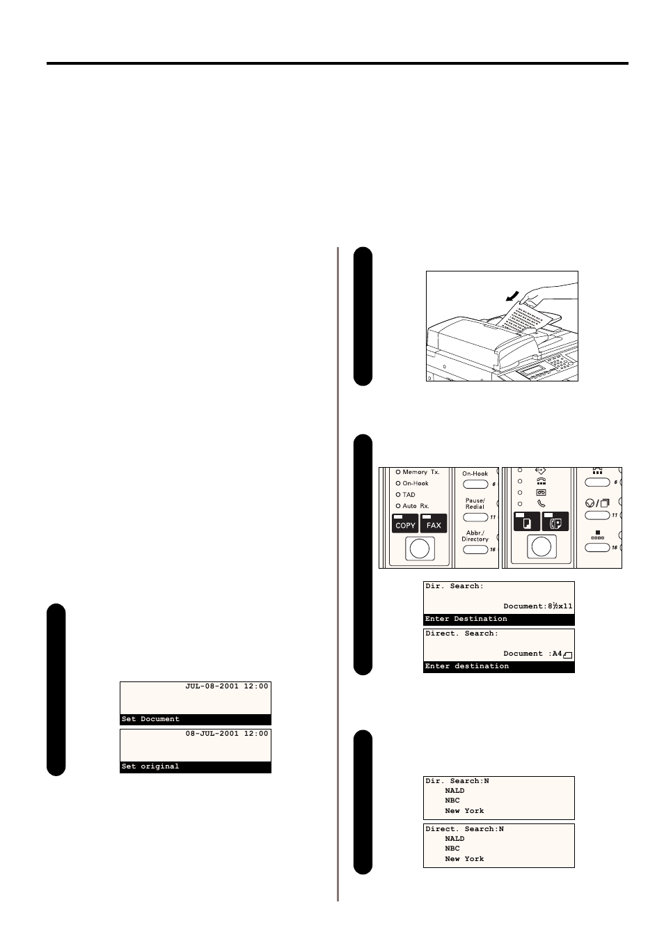 Directory, 1) search criteria, 2) searching with the directory | TA Triumph-Adler DC 2020 User Manual | Page 51 / 177