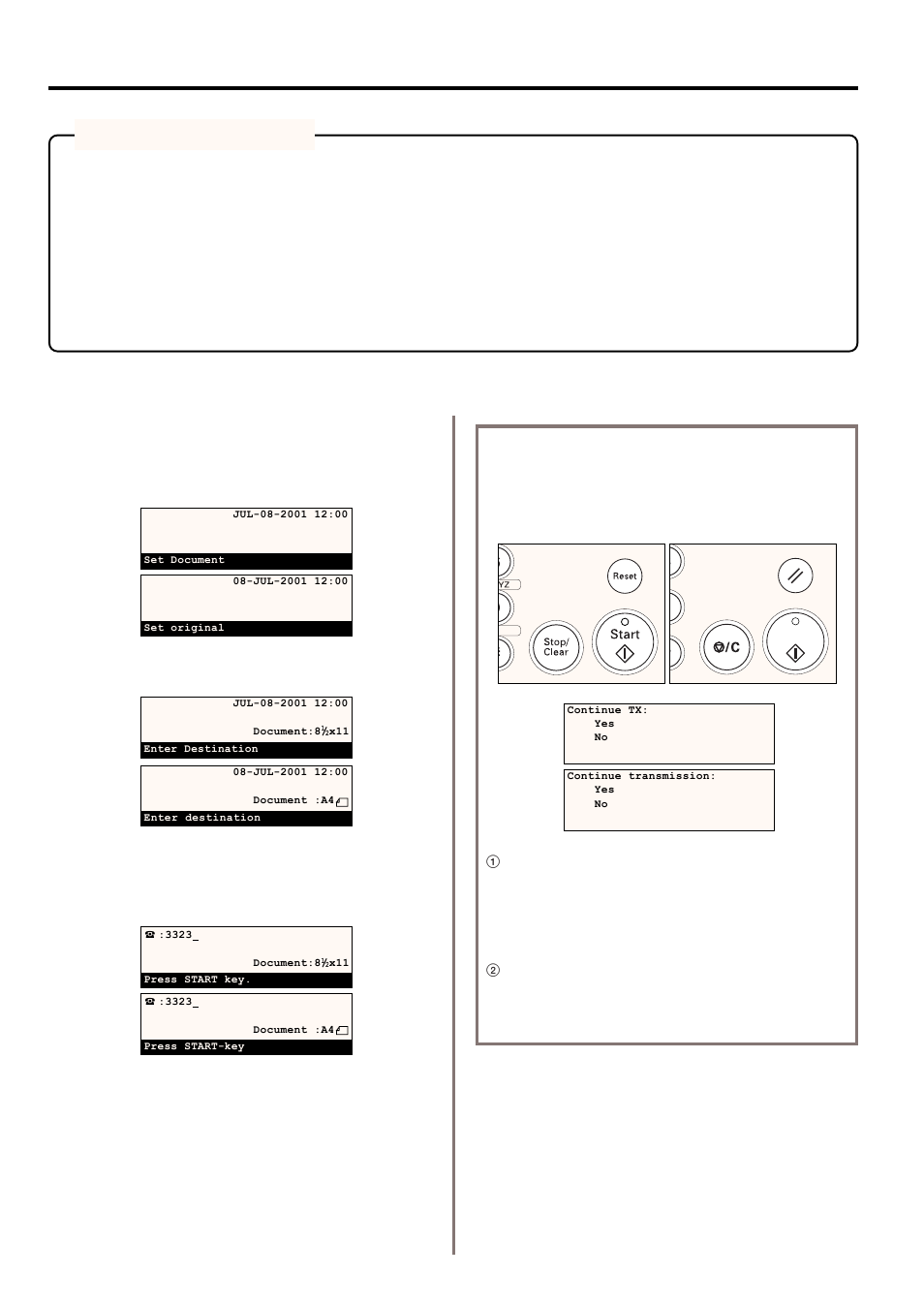 Standby transmission | TA Triumph-Adler DC 2020 User Manual | Page 58 / 177