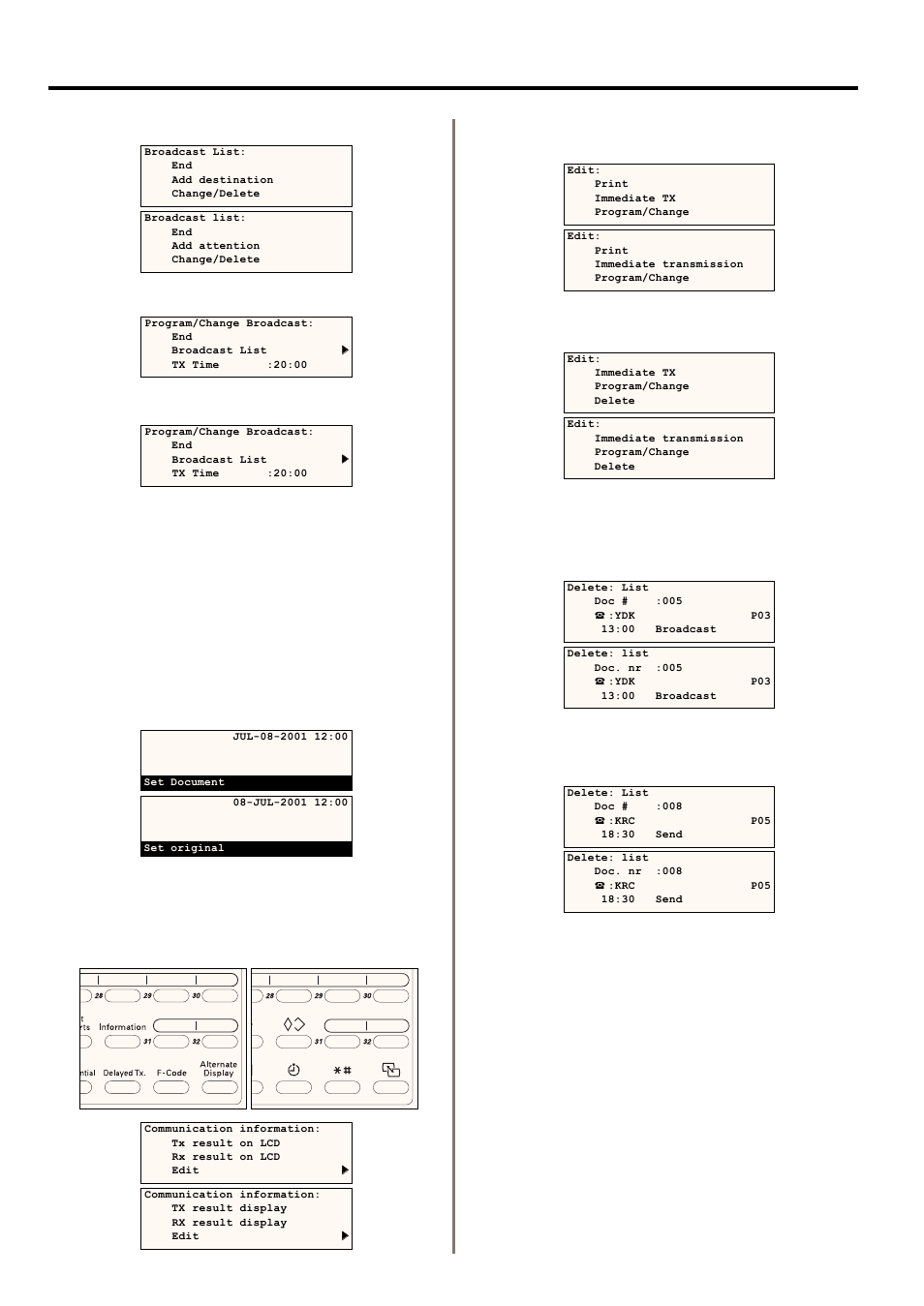 4) deleting the communication | TA Triumph-Adler DC 2020 User Manual | Page 72 / 177