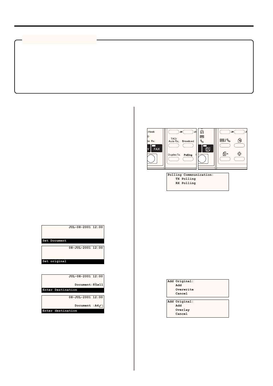 Polling communication, 1) polling transmission | TA Triumph-Adler DC 2020 User Manual | Page 88 / 177