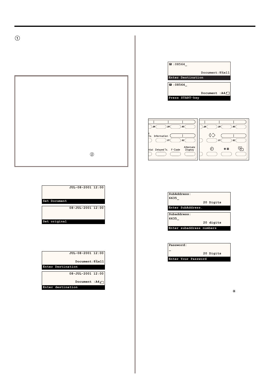 1f-code based confidential transmission | TA Triumph-Adler DC 2020 User Manual | Page 94 / 177