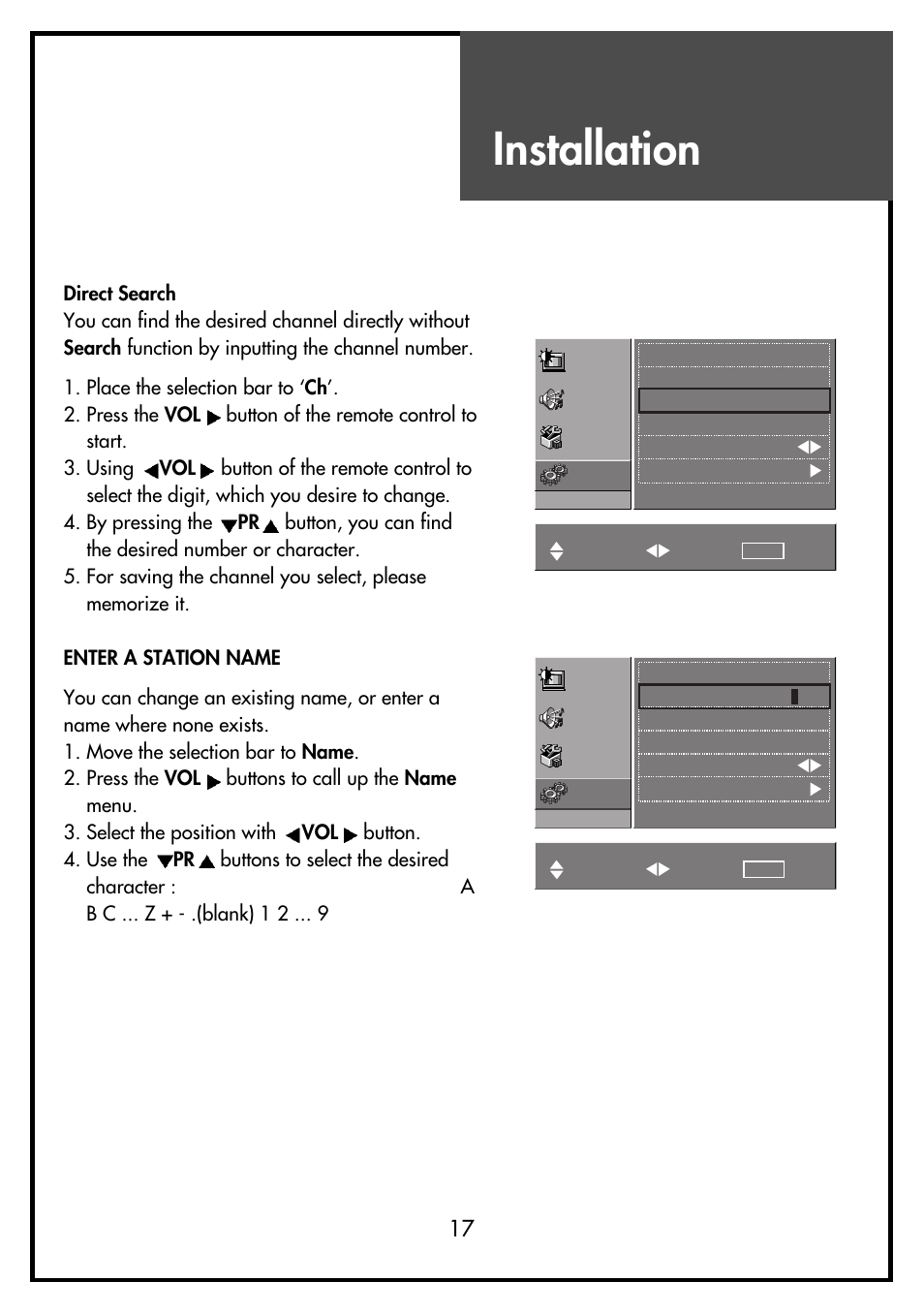 Installation | Daewoo DSL-15D3 User Manual | Page 17 / 29