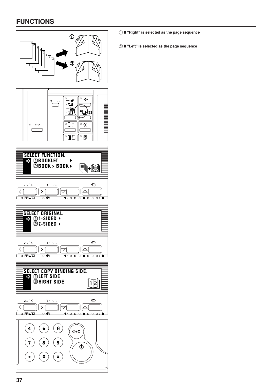 Functions | TA Triumph-Adler DC 2023 User Manual | Page 40 / 90