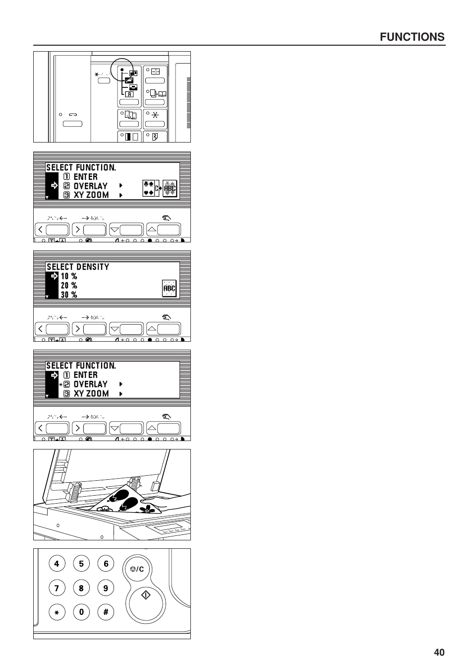 Functions | TA Triumph-Adler DC 2023 User Manual | Page 43 / 90