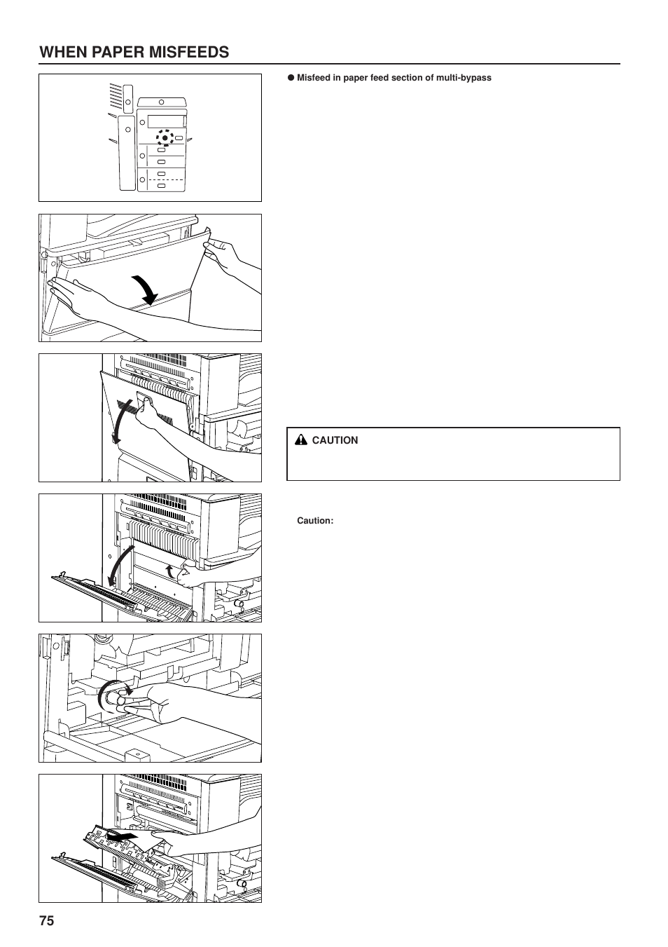 When paper misfeeds | TA Triumph-Adler DC 2023 User Manual | Page 78 / 90