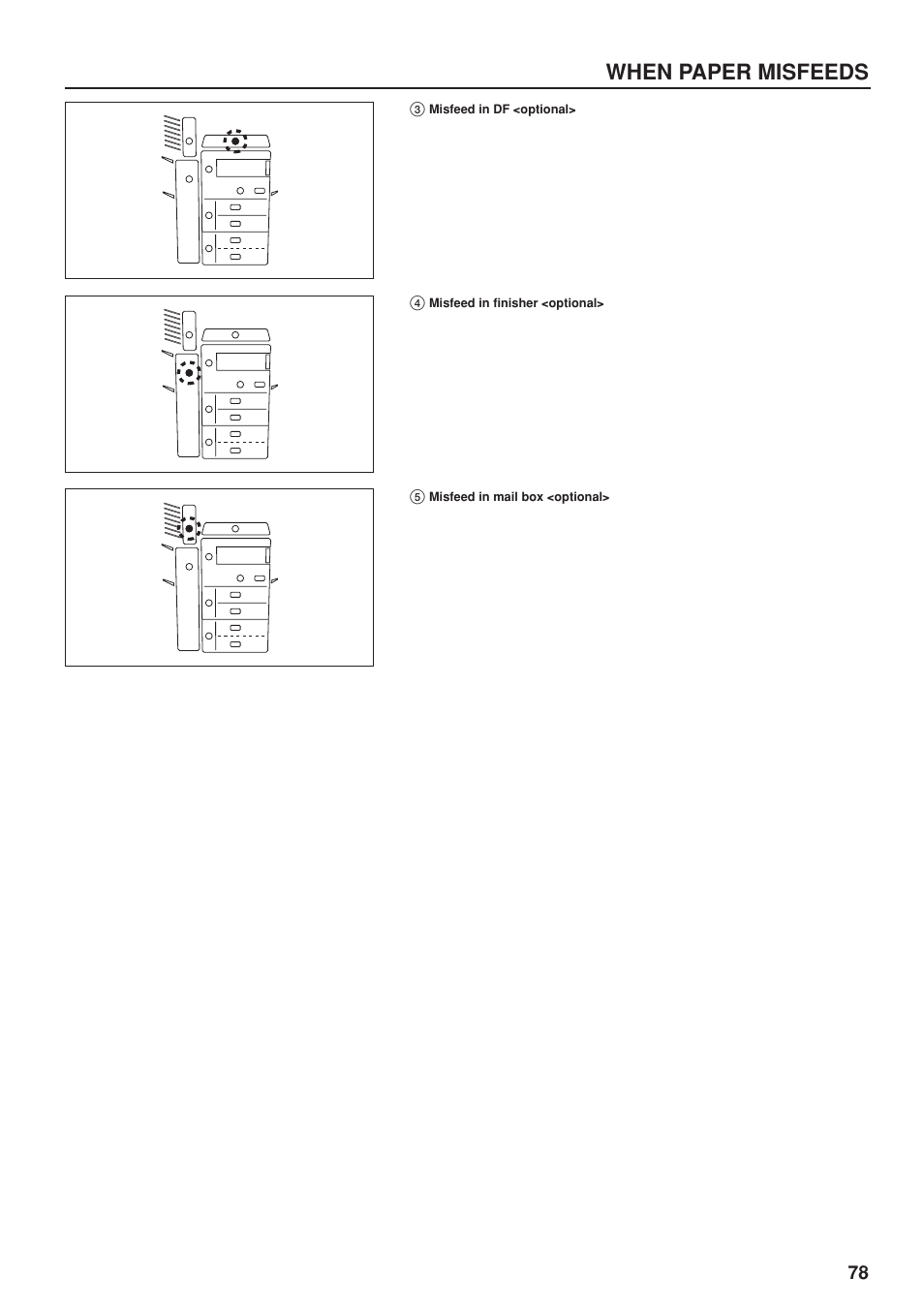 Troubleshooting, When paper misfeeds | TA Triumph-Adler DC 2023 User Manual | Page 81 / 90