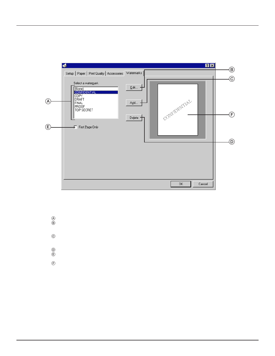 7 watermarks tab, 7 watermark tab, 2. printer drivers for windows nt 4.0 | TA Triumph-Adler DC 2023 User Manual | Page 26 / 44