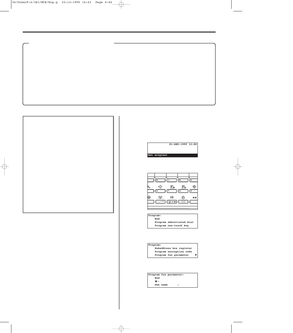 Password check communication, 1) registering permit telephone numbers, Password check communication -46 | 1) registering permit telephone numbers -46 | TA Triumph-Adler DC 2023 User Manual | Page 118 / 167