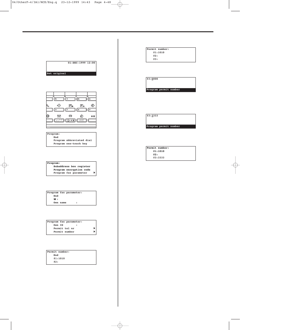 3) registering permit id numbers, 3) registering permit id numbers -48 | TA Triumph-Adler DC 2023 User Manual | Page 120 / 167