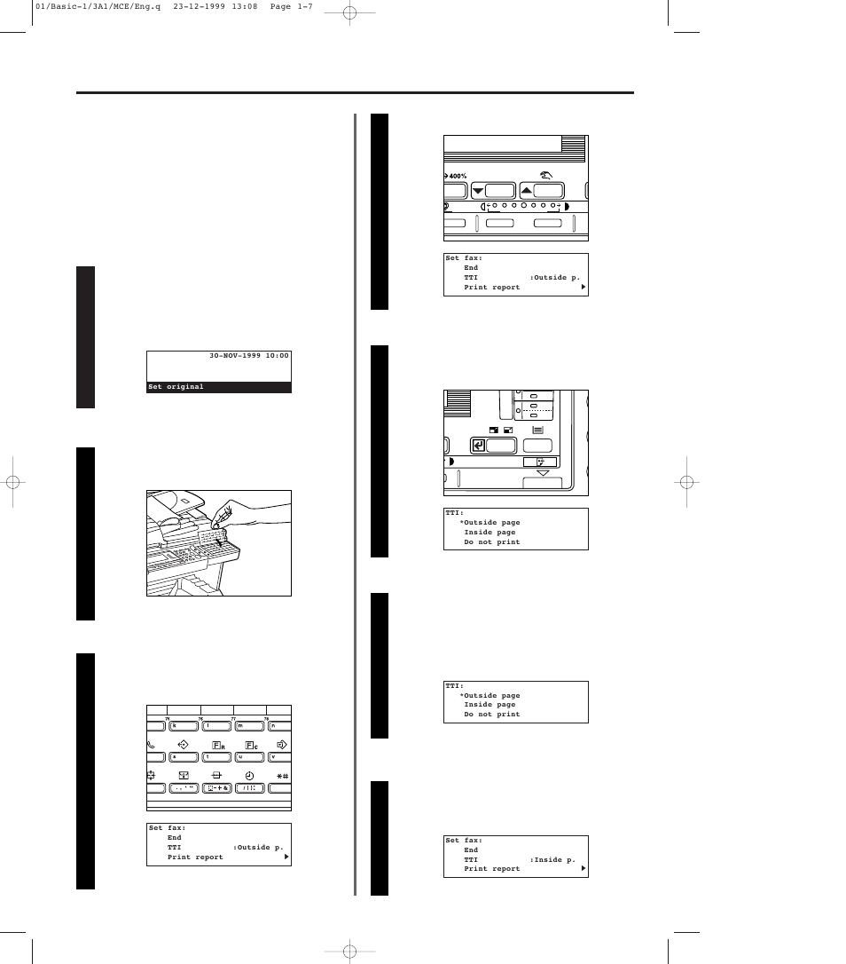 2) turning tti transmission on/off, 2) turning tti transmission on/off -7 | TA Triumph-Adler DC 2023 User Manual | Page 15 / 167