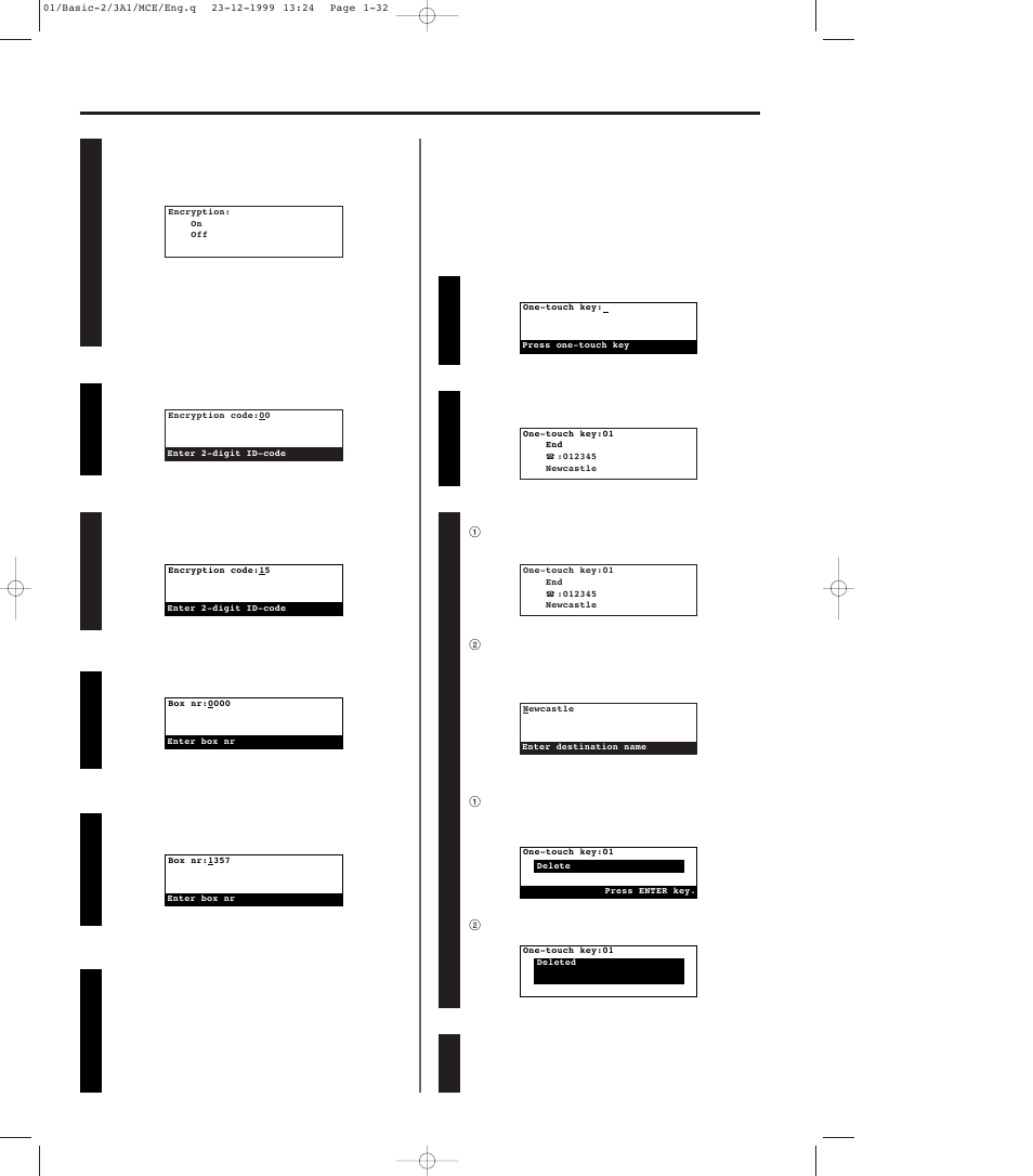2) modifying and deleting, 2) modifying and deleting -32 | TA Triumph-Adler DC 2023 User Manual | Page 40 / 167
