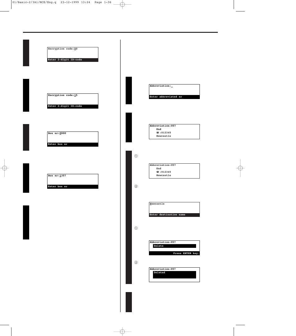 2) modifying and deleting, 2) modifying and deleting -36 | TA Triumph-Adler DC 2023 User Manual | Page 44 / 167