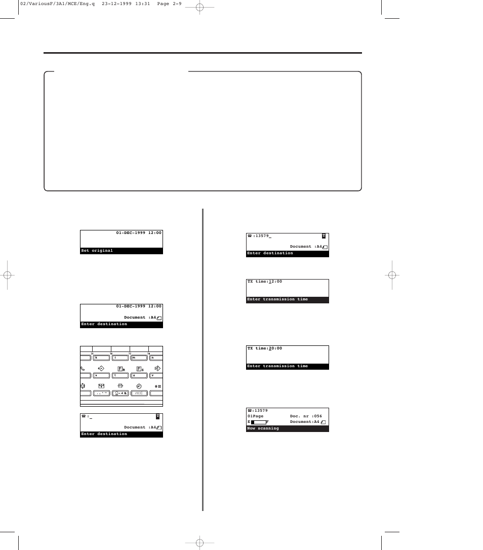 Communication using the timer, Communication using the timer -9 | TA Triumph-Adler DC 2023 User Manual | Page 57 / 167