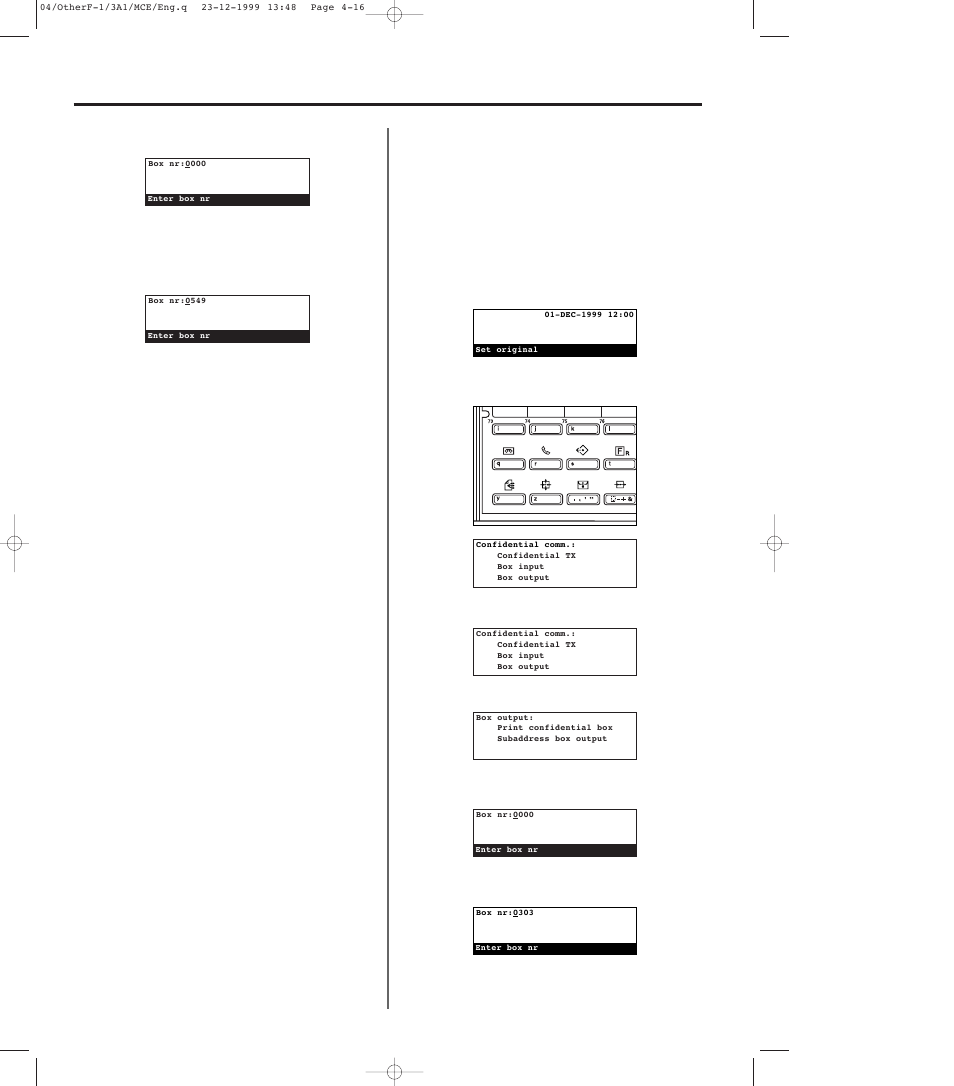6) printing out documents from a confidential box | TA Triumph-Adler DC 2023 User Manual | Page 88 / 167
