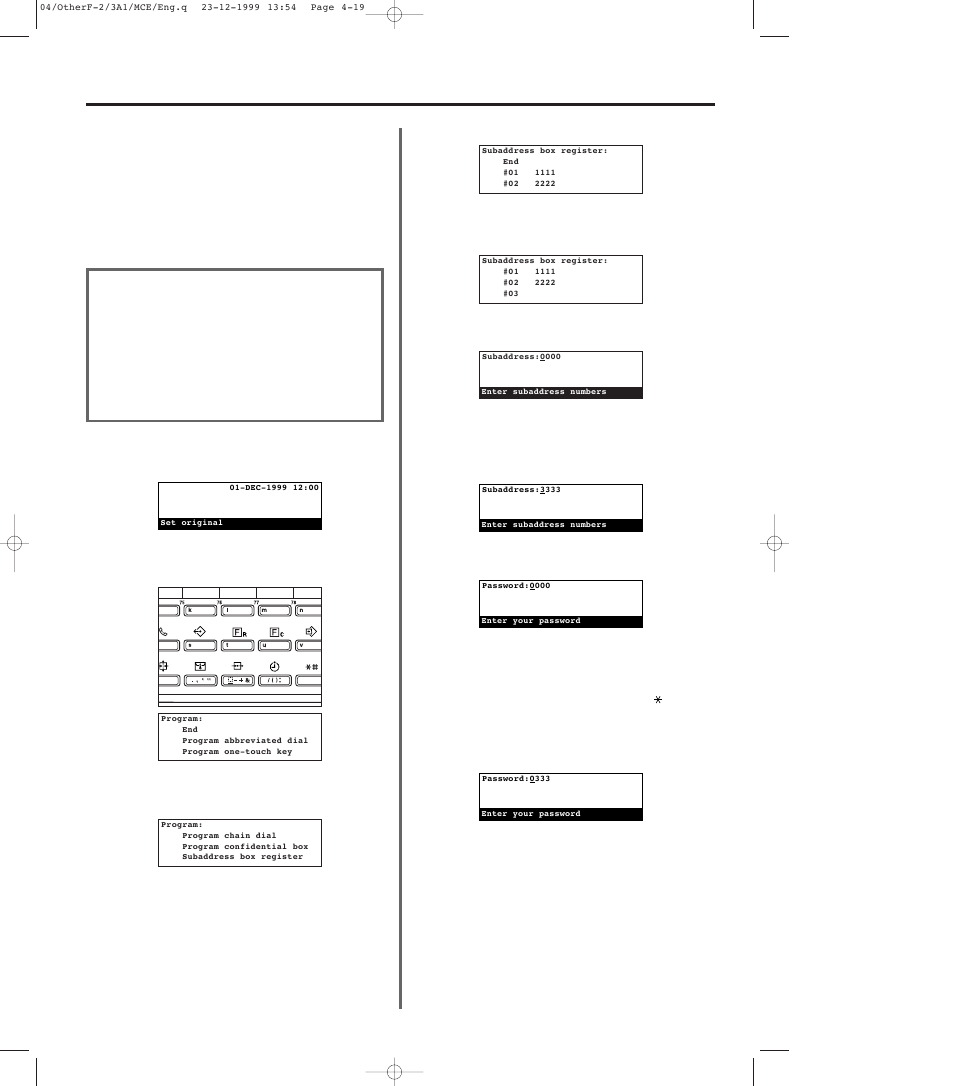 2) registering f-code boxes, 2) registering f-code boxes -19 | TA Triumph-Adler DC 2023 User Manual | Page 91 / 167